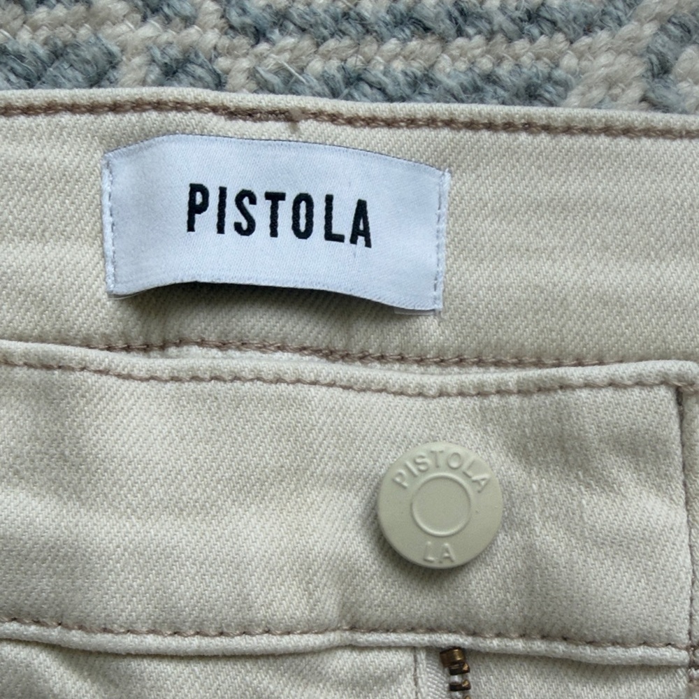 Pistola NWOT Lennon High Rise Crop Boot Jeans in Sandstone - Picture 4 of 9